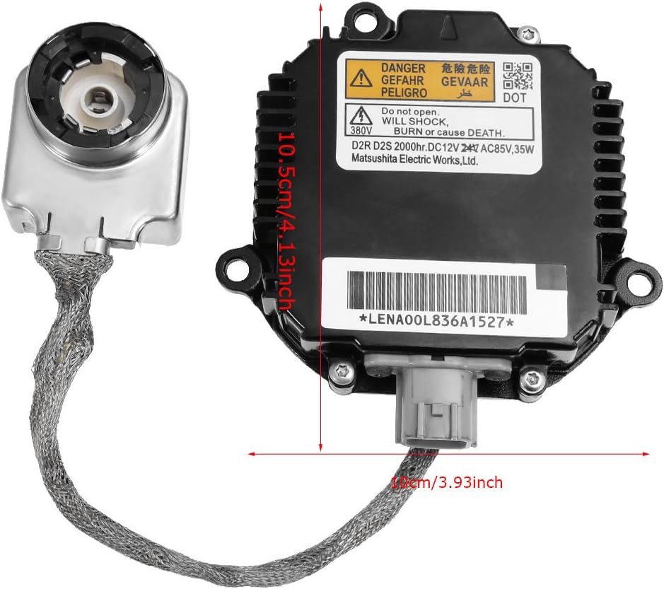 Anxingo 28474-89904 HID Headlight Ballast Control Unit Module kit Rplacement for Infiniti EX35 EX37 JX35 QX56 FX35 FX37 FX45 FX50 QX70 M35 M37 M45 M56 G35 G37 Nissan Maxima Murano 350Z 370Z