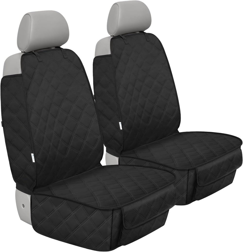 ALLANSING Front Seat Cover for Dogs with Side Flaps, Heavy Duty 900D Waterpro...