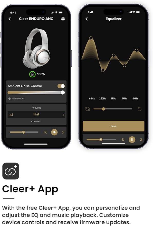 Cleer Audio Enduro ANC Noise Canceling Headphones, Over-The-Ear Design - Image 4