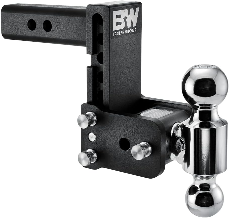 B&W Trailer Hitches Tow & Stow Adjustable Trailer Hitch Ball Mount - ...