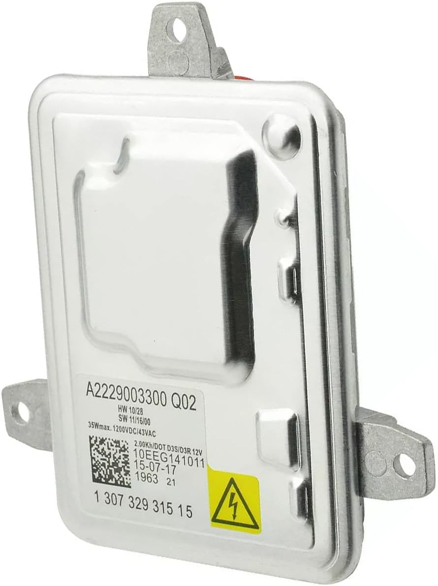 130732931515 HID Xenon Headlight Ballast Control Unit for Cadillac CTS XTS Chevy Camaro Land Rover Mercedes-Benz CLA250 GLA250 Volvo C30 C70 Replace A2229003300 Q02