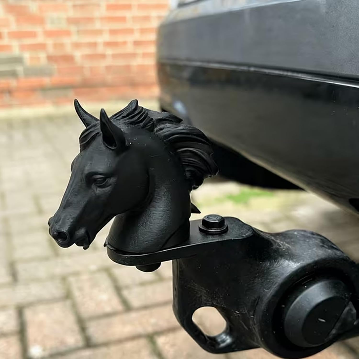 Trailer Hitch Covers | Horse Shape Heavy Duty | Tow Ball Cover | for Boat Caravan RV SUV Tractor Truck Yacht ATV Motorhome