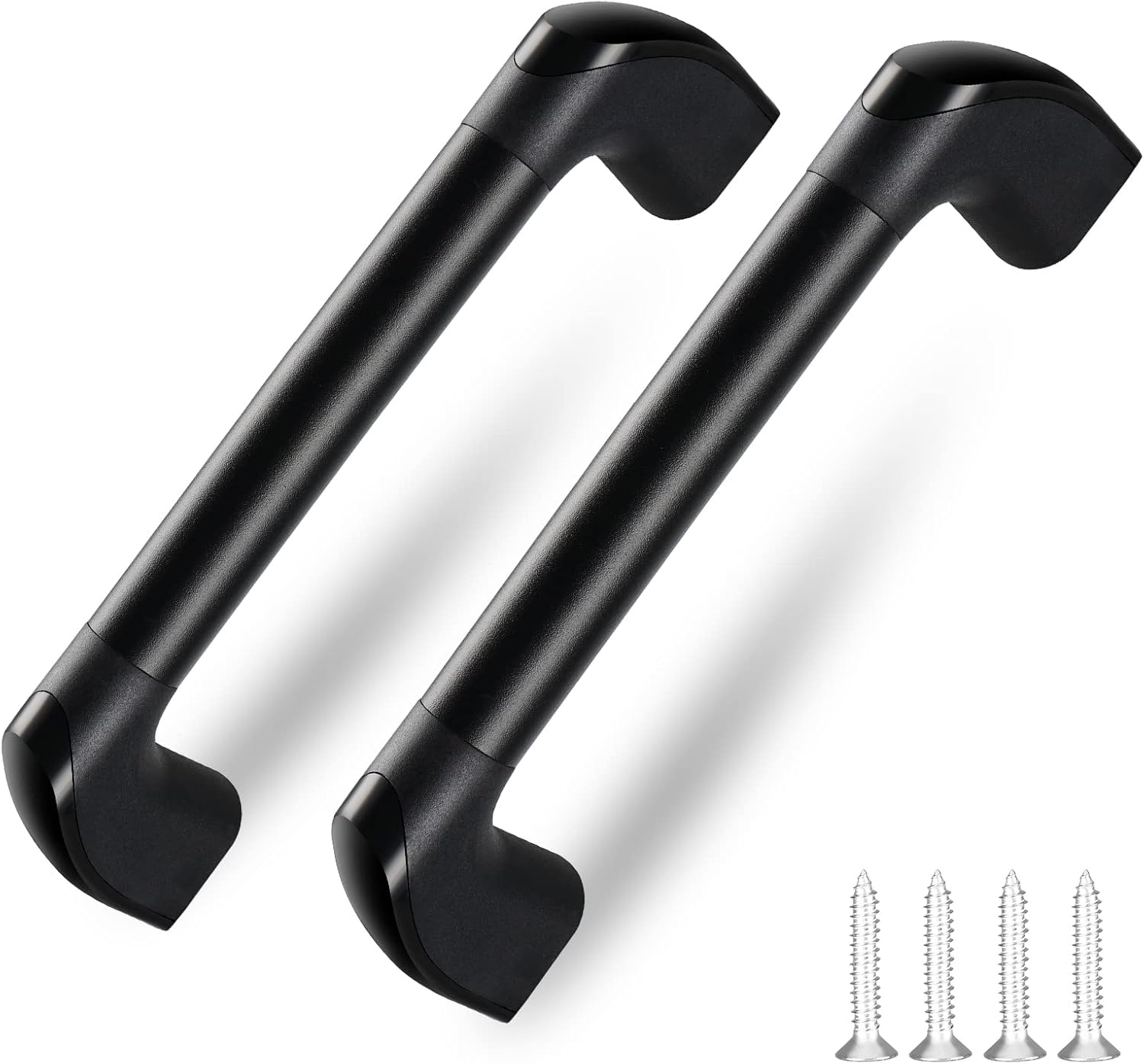ESUDNT RV Grab Handle, Aluminum Automotive Entry Door Assist Bar for Camper, Trailer, Truck, Cargo Trailer, Boat (2 Pack,Black)