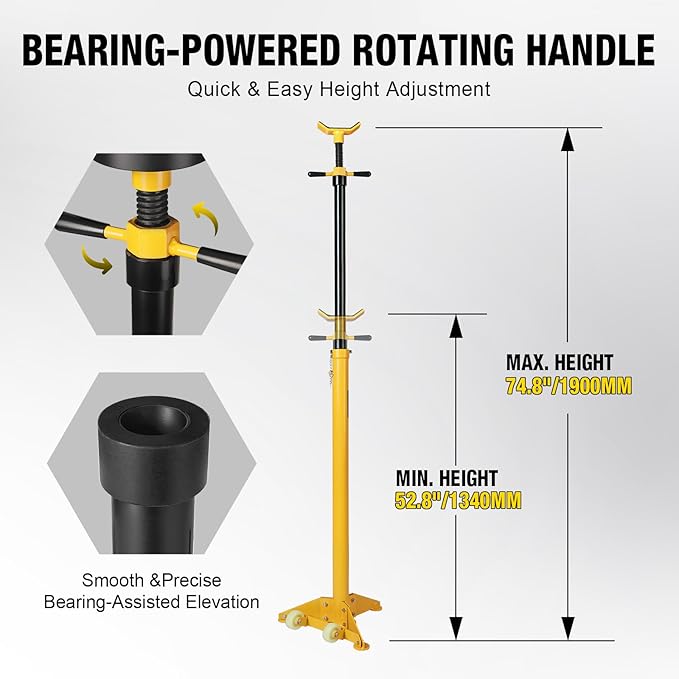 YELLOW JACKET 3/4 Ton Underhoist Support Stand - Image 4