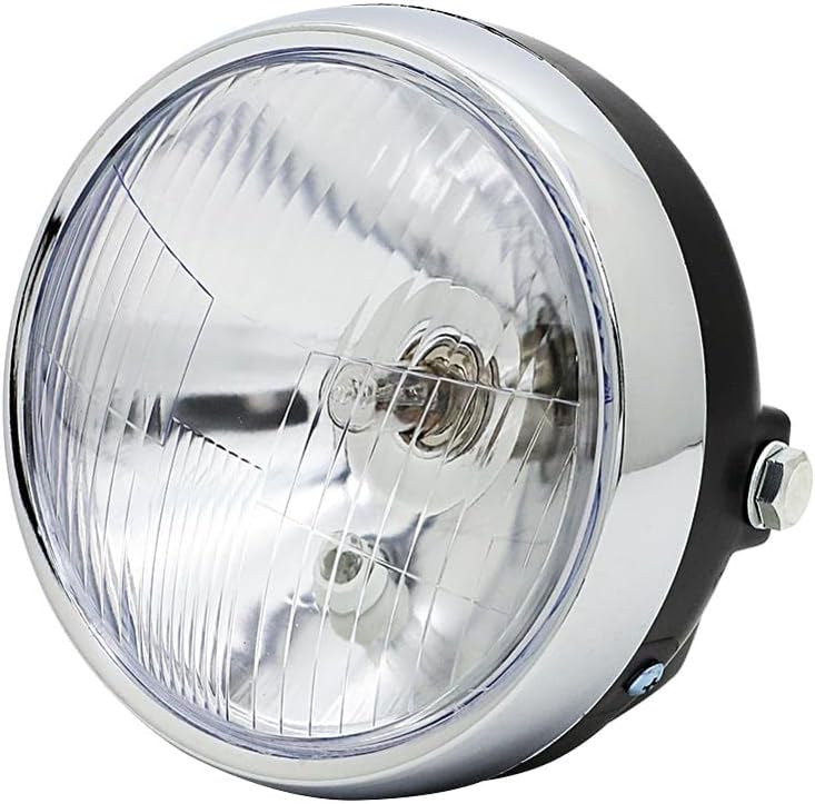 Clear Lens Headlight Lamp compatible with Yam-aha DT400 DT250 DT175 DT125 DT100 DT80 GT80 XT500 XT550 6V Light Lamp