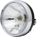 Clear Lens Headlight Lamp compatible with Yam-aha DT400 DT250 DT175 DT125 DT100 DT80 GT80 XT500 XT550 6V Light Lamp