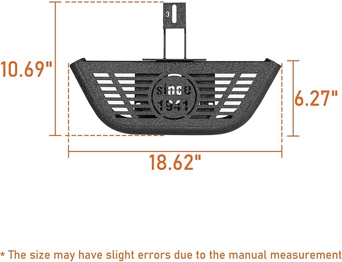 u-Box JK Running Boards 2-Door Side Hoop Door Steps - Image 8