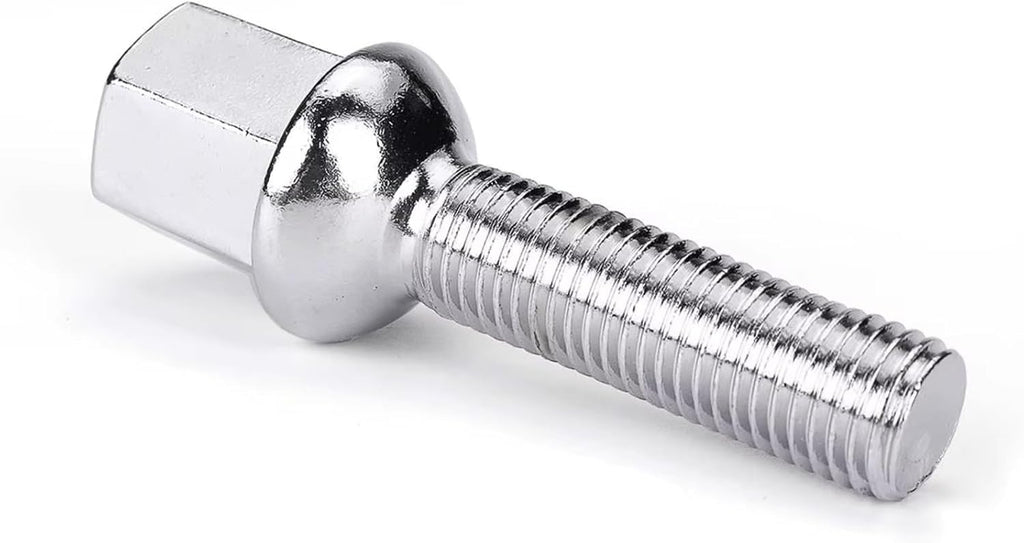 Compatible with Benz for CLK W209 1992-2009 4pcs Wheel Bolts M12x1.5 Car Wheel Lug Bolts Tire Lug Nuts Screw 40mm Length