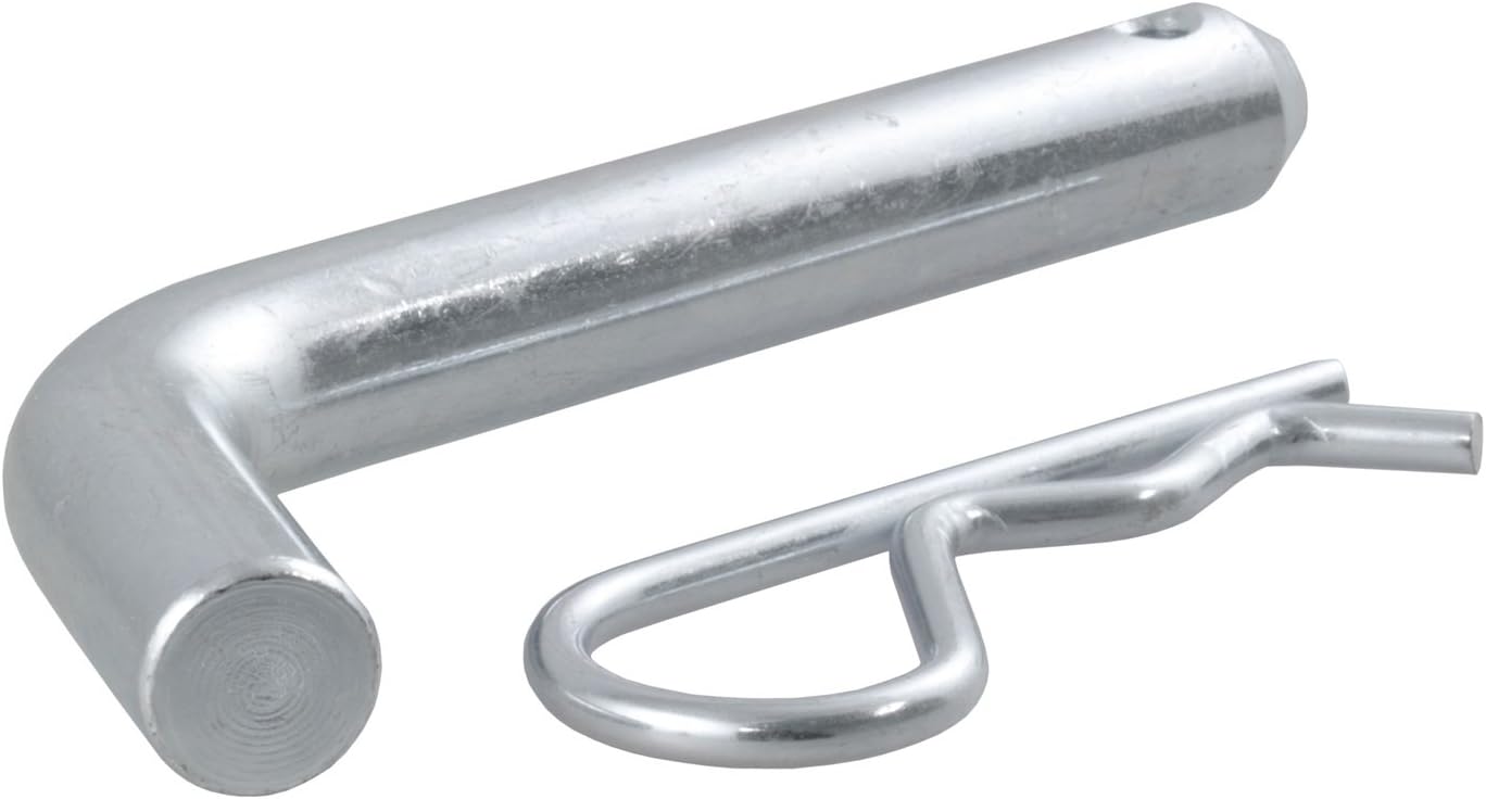 CURT 21501 Trailer Hitch Pin & Clip, 5/8-Inch Diameter, Fits 2-Inch Receiver