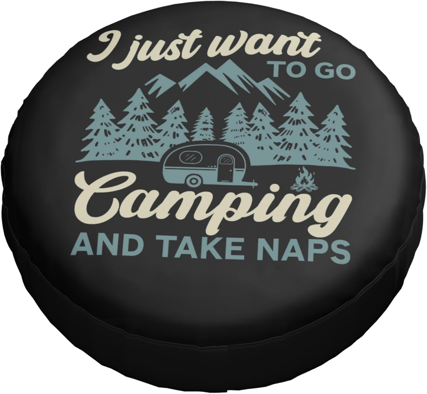 Spare Tire Cover for RV Camper Trailer Weatherproof Universal Spare Tire Cover for RV Travel Trailer Camper Truck 14inch