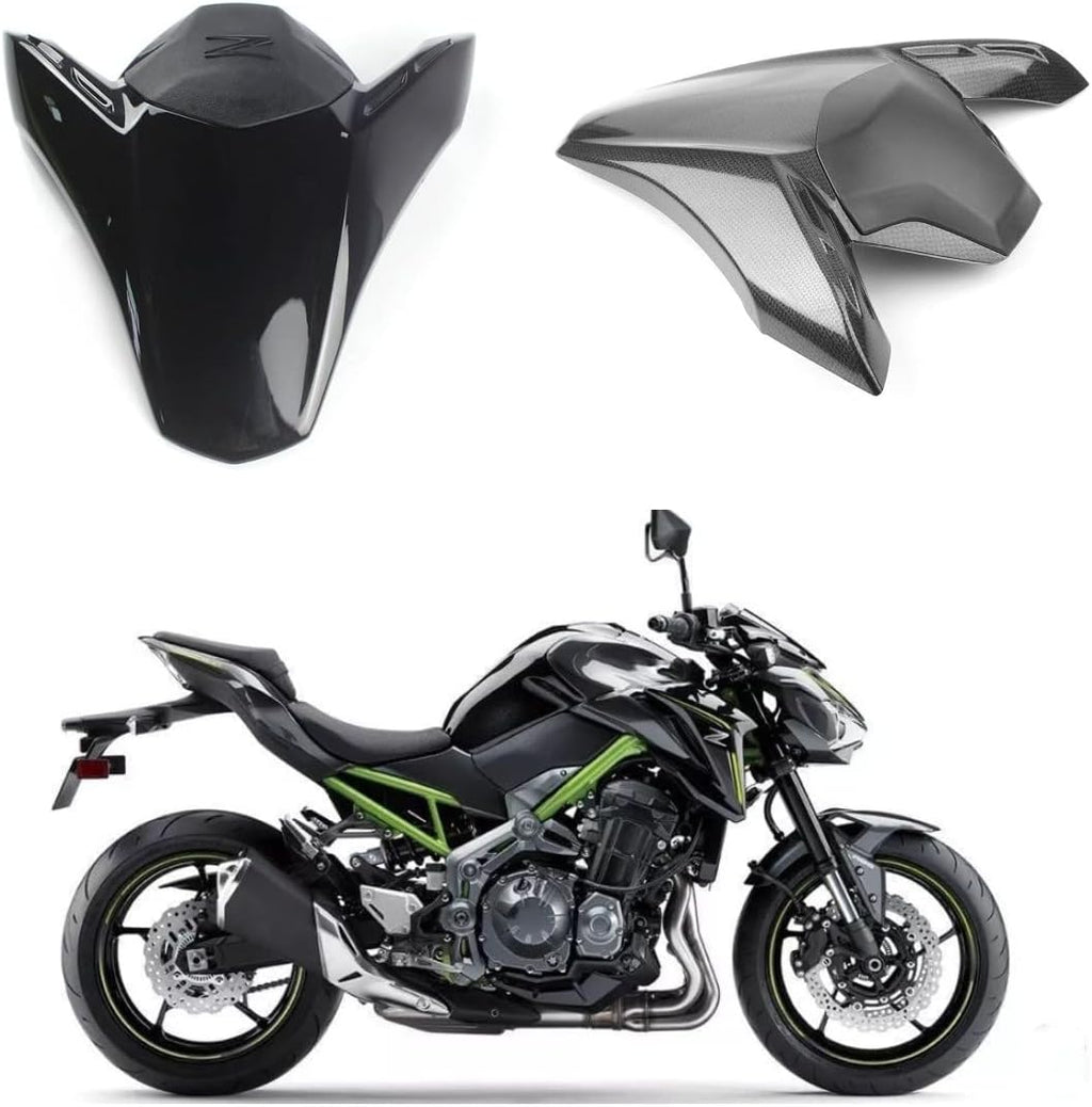 Motorcycle Rear Seat Cover Cowl For Kawasaki Z900 Ninja 2017 2018 2019 2020 2021 2022 2023 2024 Sportbikes Rear Seat Cover ABS Plastic Rear Seat Cowl (Gloss Black)
