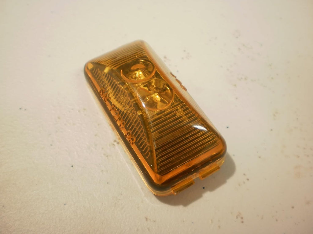 1.2 x 2.5 Amber LED Snap in Trailer Marker Light Truck Camper Horse RV