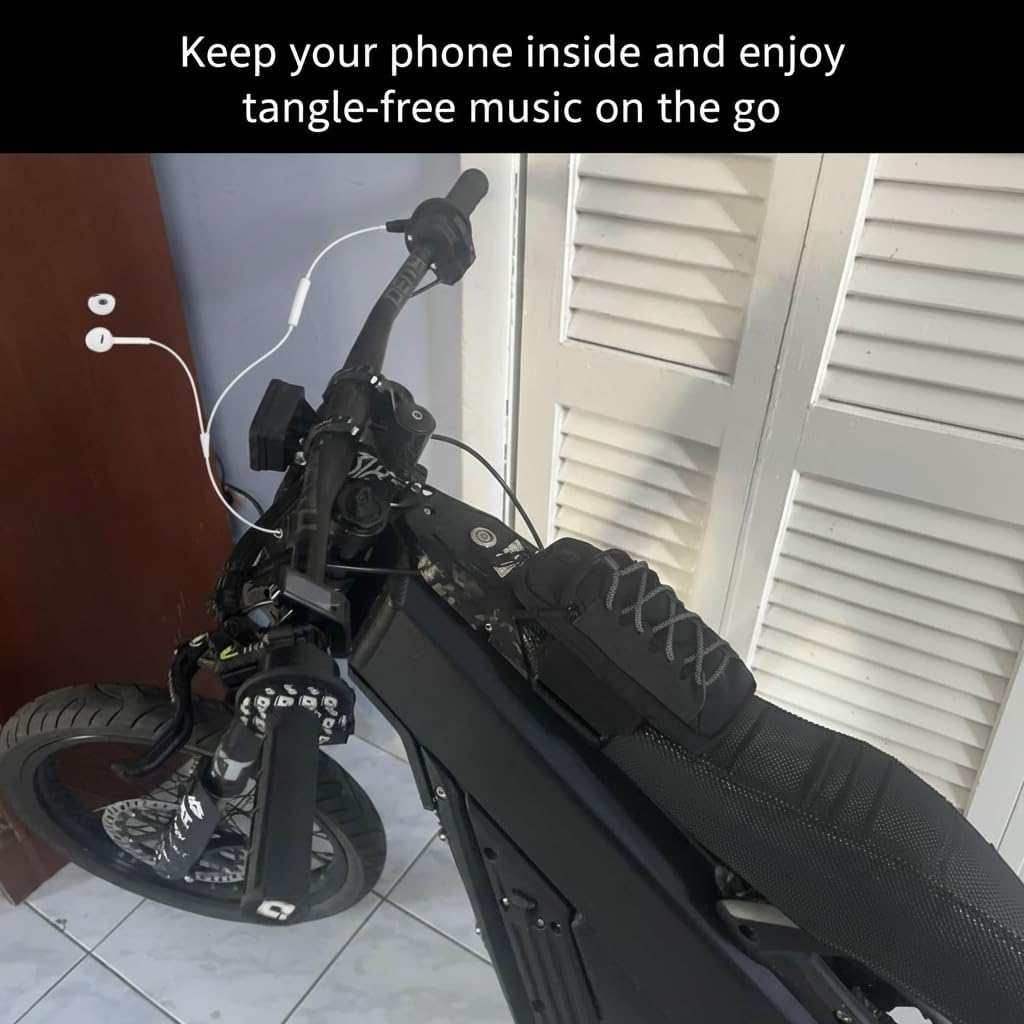 E bike Frame Storage Phone Bag ebike racing pouch for Surron Light Bee X/S & Ultra Bee Talaria Sting MX3 MX4/XXX E Ride Pro S/SR/SS, ebike accessories