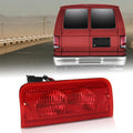 PIT66 Third 3rd Brake Light Lamp Assembly Compatible with Ford E150 E250 2008-2014 Fit Ford E350 Super Duty 2008-2014 6C2Z-13A613-A, 6C2Z13A613A Red Lens
