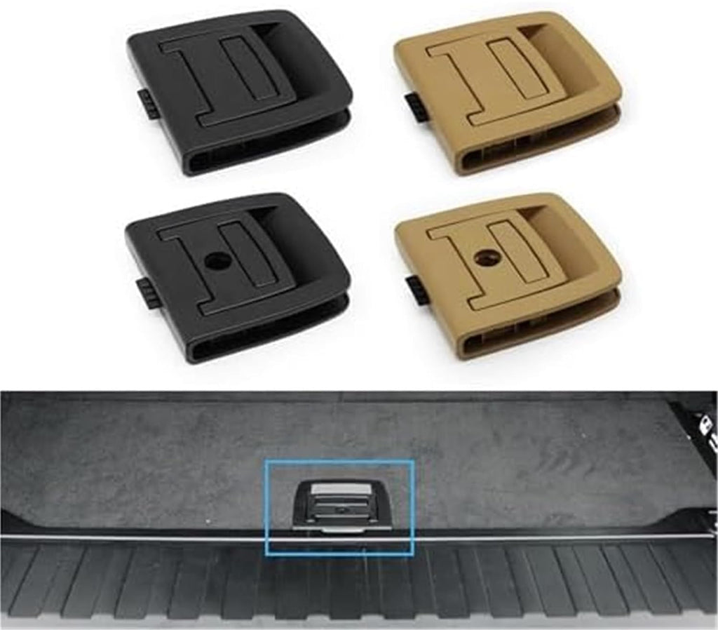 Trunk Mat Handle Car Rear Tail Trunk Mat Handle Boot Floor Carpet Compatible with BMW for X5 for X6 E70 E71 E72 F15 F16 F07 51479120283 51476958161