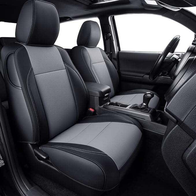LUCKYMAN CLUB Tacoma Custom Fit Seat Covers by LUCKYMANCLUB