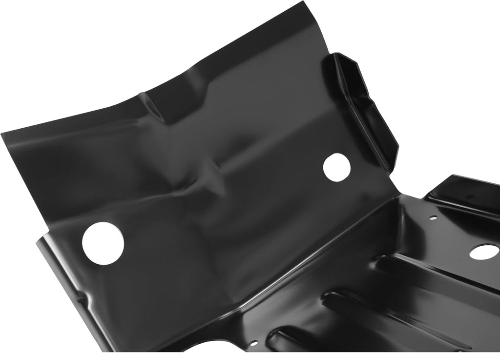 KUAFU Front Passenger Side Cab Floor Pan Support Mounts Compatible with 1980-1998 Ford F100 F150 F250 F350 Super Duty Pickup Ford Bronco Right Black Electrophoresis Steel