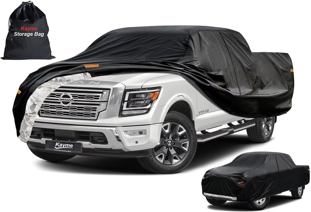Kayme Truck Cover Custom Fit Nissan Titan King/Crew Cab Short Bed. Full