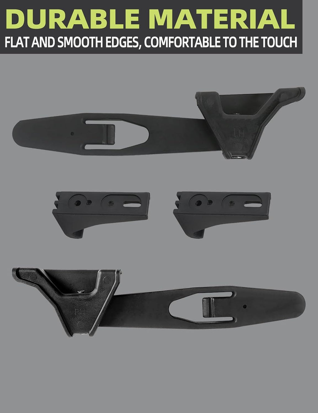 Hood Latch with Catch Bracket Compatible with Freightliner Columbia 2003-2008 Accessories Parts Replaces A17-15553-000/ A17-15553-001 Hoods Left Right Hoods Pair