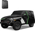 for 1987-2006 Jeep Wrangler 2 Doors 420D Cover Outdoor Waterproof UV Protection by DTNESS