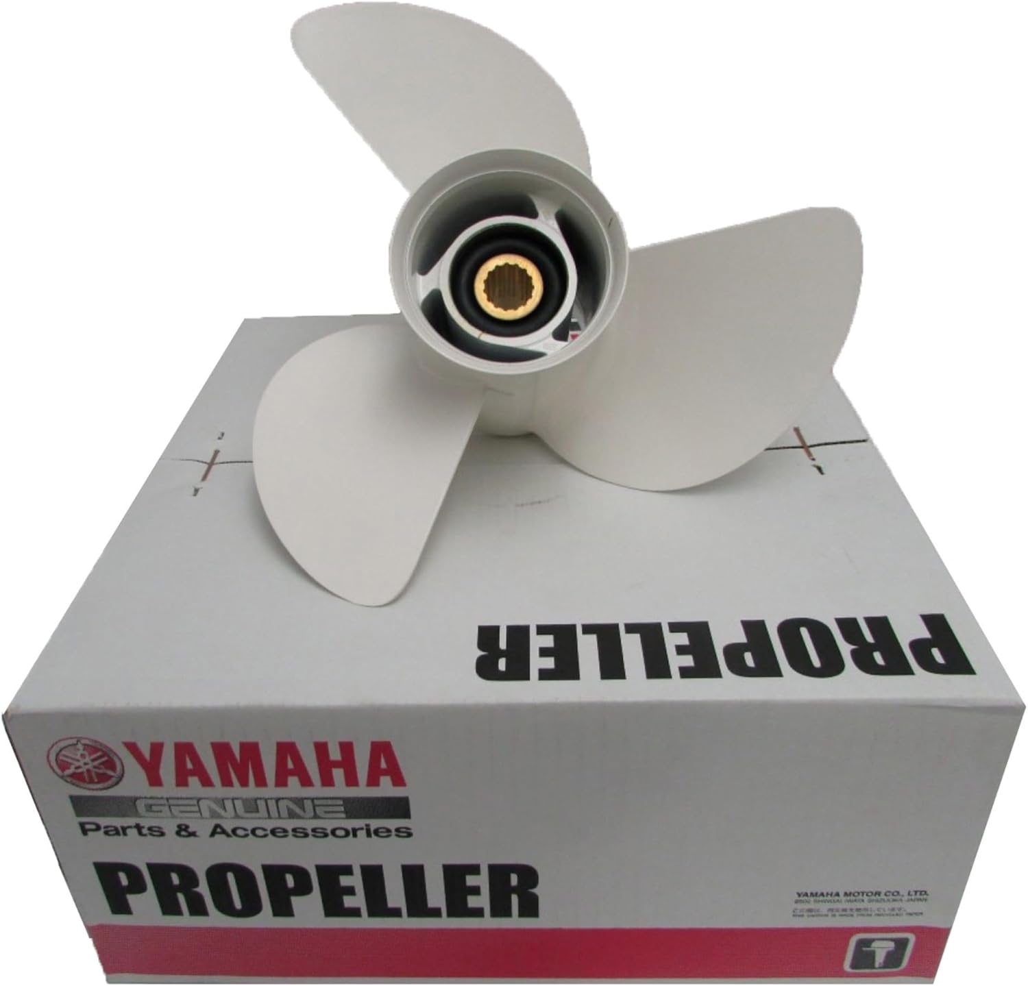 Yamaha New OEM 3 Blade 13-1/2"X15" Right Hand Propeller, 6E5-45947-00-00