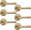 amerdeco 6 pack champagne bronze privacy interior door, main product view