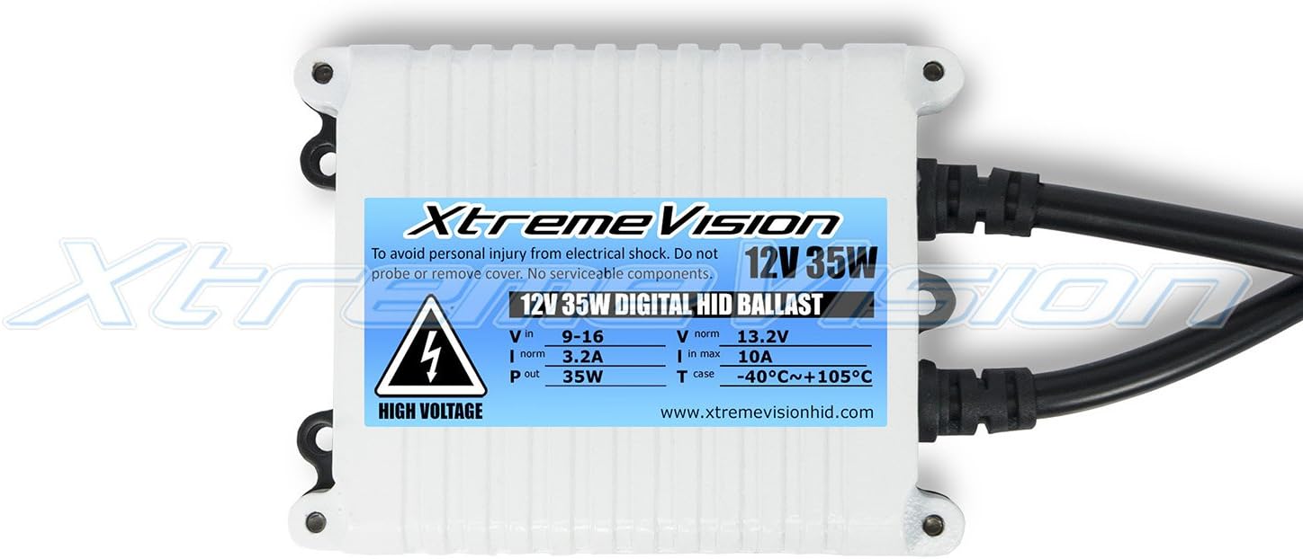 XtremeVision 9005 10K 35W AC Xenon Bulb Bundle - Slim AC Ballast - HB3, 9011 - Dark Blue - 1 Pair