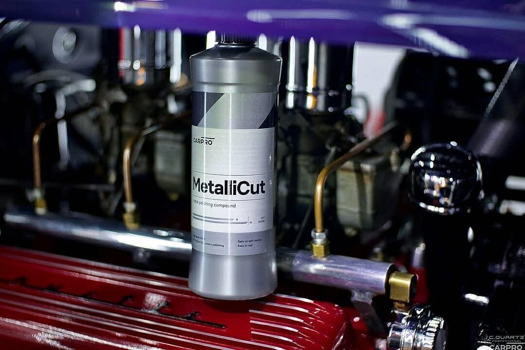 CARPRO Metallicut Metal Polish & Cleaner for Metal, Stainless Steel, Aluminum - Chrome Polish Exhaust Tips, Wheels, Bumpers & Trim - Diamond Powders that Finish to an Extreme Gloss - 150mL (5oz)