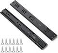 ravinte matte black soft close drawer slides 14, main product view