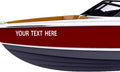 Custom Vinyl Boat Numbers & Letters (Two Decals)