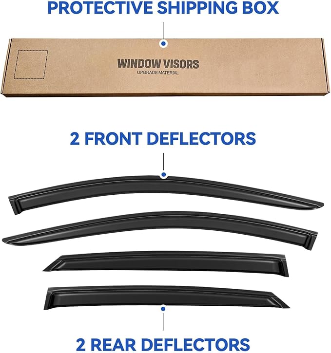 Window Visors Rain Guards Shield - Image 5