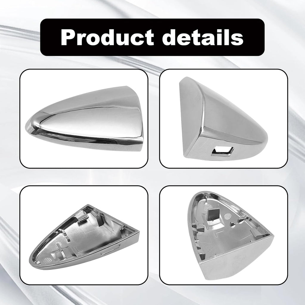 Chrome Door Handle Cover Cap Compatible with Lexus ES350 2007-2012 LS600hl 2008-2016, LS460 2007-2017 Front Driver Side Door Handle Key Cover Cap Replacement 69218-33010