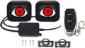 Motorcycle LED Eyes - 5cm, Evil Eyes Lamp, 12-36V Animated Waterproof Remote Control | Remote Control Dynamic Patterns, Special Effect Eagle Eye Blinking Lights | Multi-Mode Custom Glow,