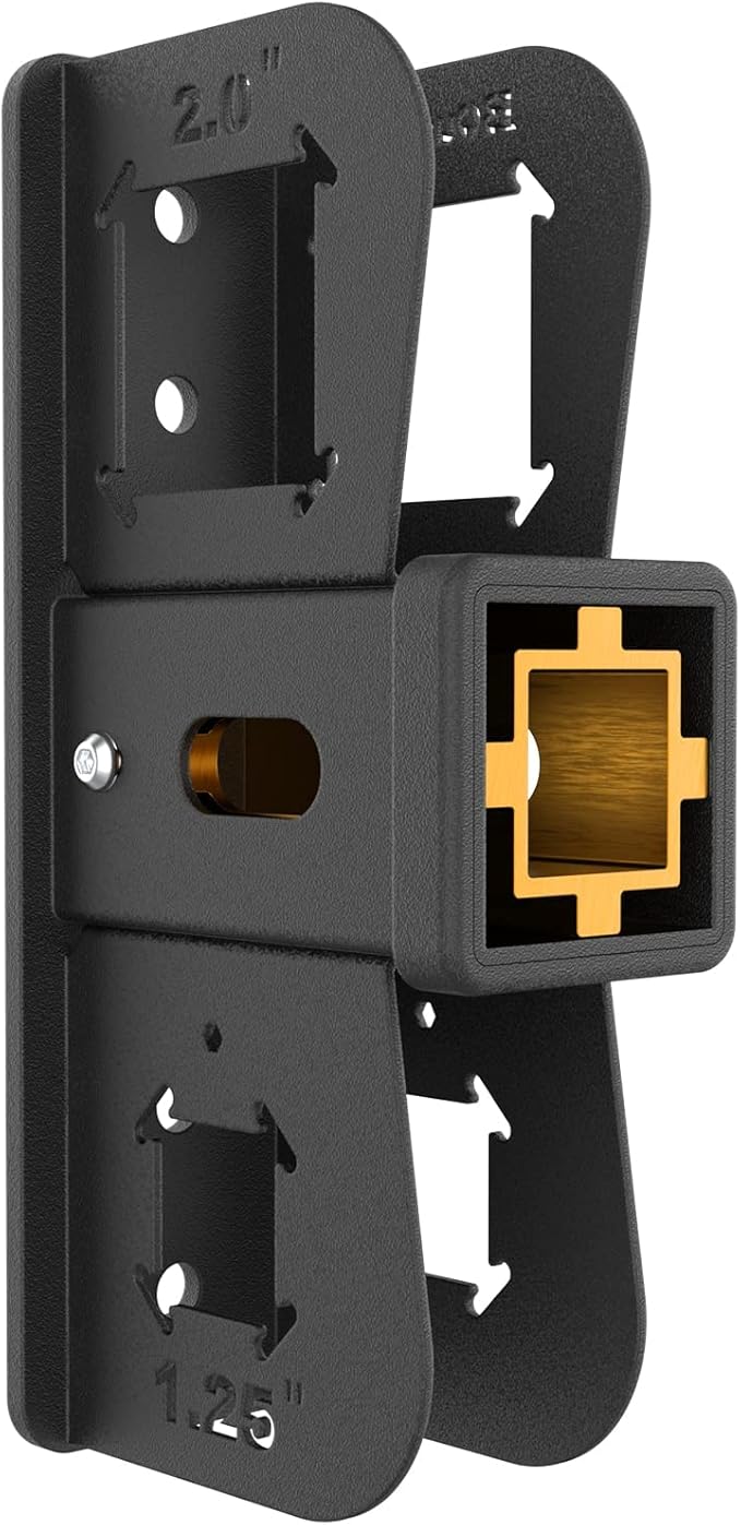 BougeRV Hitch Wall Mount, Adjustable 1.25"/2" Receiver, Heavy Duty 300LBS Bike