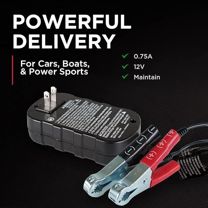 Schumacher Electric SC1278 Automatic Car Battery Maintainer - 12V Battery - Image 3