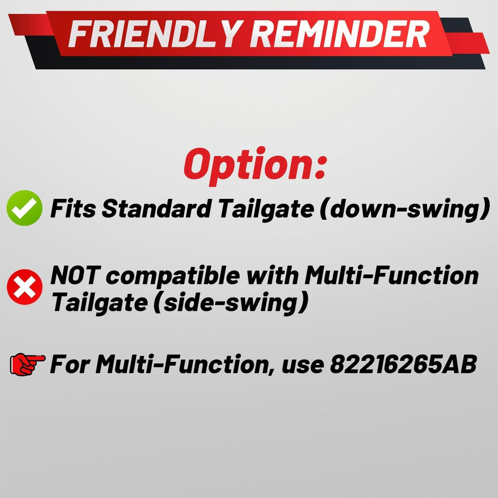 Upgraded Retractable Rear Bed Step Compatible with 2019-2024 Dodge Ram 1500 DT New Body Style Dual Exhaust Vehicles Driver Left Side Only Fits Base Standard Tailgate Only Replace 82215289AG 82215289AH
