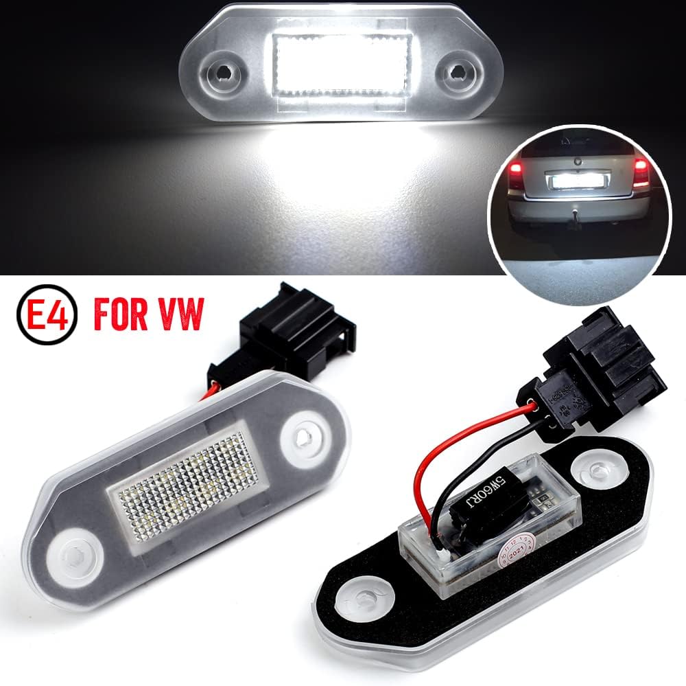 2pcs LED Glove Box Lamp Compatible with Sko-da Octavia, Compatible with VW Vento A3 Gol 2 & G2 Hatchback