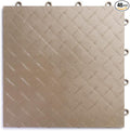 Big Floors RaceDeck Diamond Plate Design, Durable Interlocking Modular Garage by BigFloors