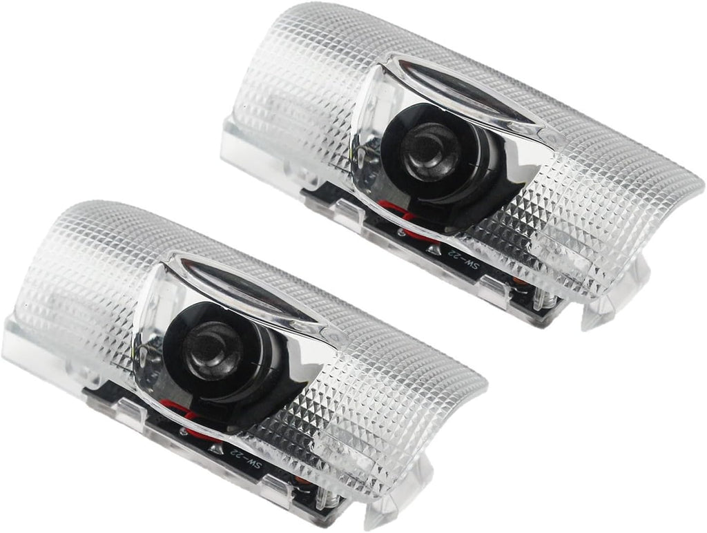 Car LED Logo Projector Puddle Light Compatible with Toyota Corolla/Camry/Highlander/Tundra/4Runner/Sienna/Prius/Venza/Sequoia/Crown, 4K-HD, Ghost Shadow Door Lamp, 2-Pack