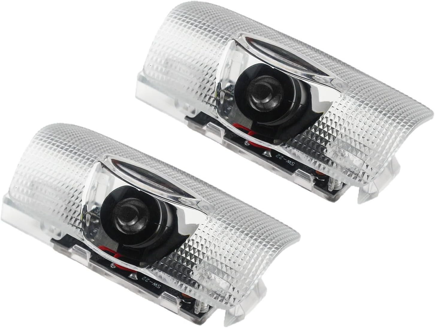 Car LED Logo Projector Puddle Light Compatible with Toyota Corolla/Camry/Highlander/Tundra/4Runner/Sienna/Prius/Venza/Sequoia/Crown, 4K-HD, Ghost Shadow Door Lamp, 2-Pack