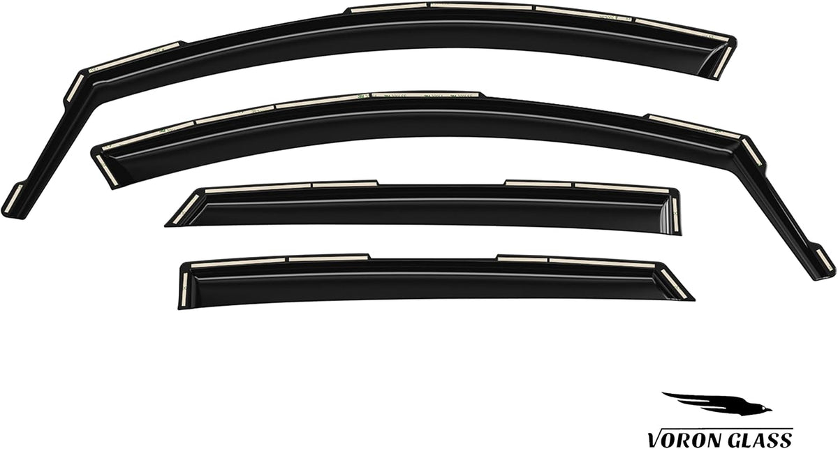 voron glass in-channel extra durable rain guards for on a desk or shelf
