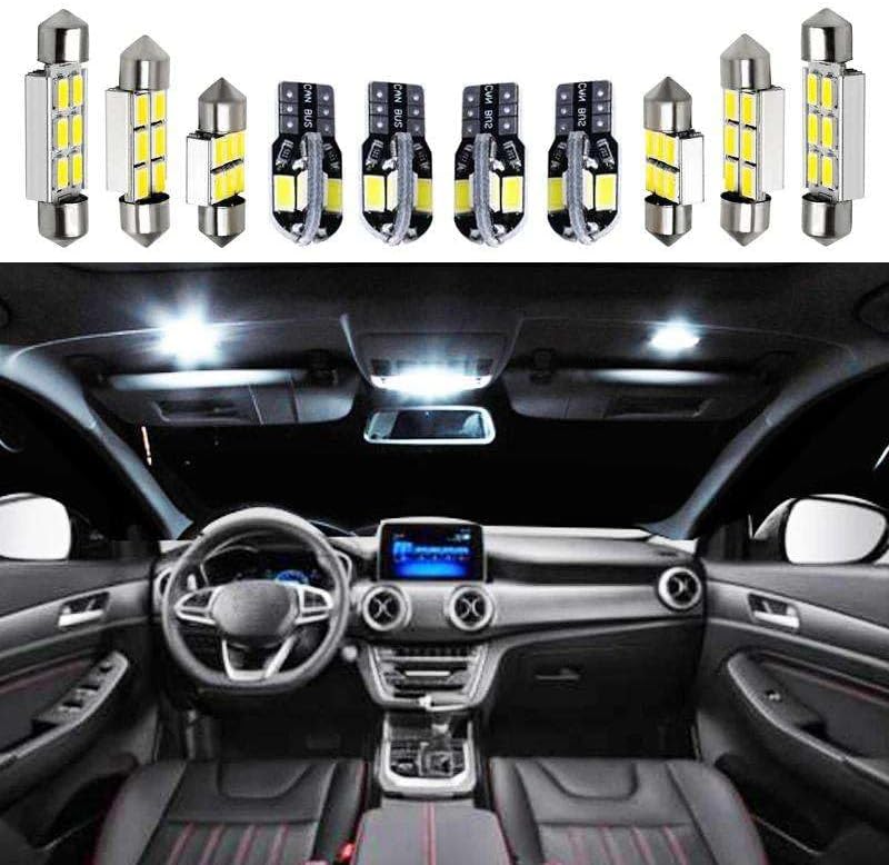8Pcs LED Interior Dome Map Trunk Glove Box Lamp Light Kit, for Rover 45 RT 2000 2001 2002 2003 2004 2005 Car Accessories