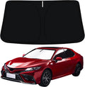CC&TT Windshield Sun Shade Compatible with Toyo-ta Camry 2012-2017,Camry Sun Visors Sun Shade,Toyo-ta Camry Accessories (LE XLE Hybrid SE XSE) Foldable Front Window Shade Protector Blocks UV Rays