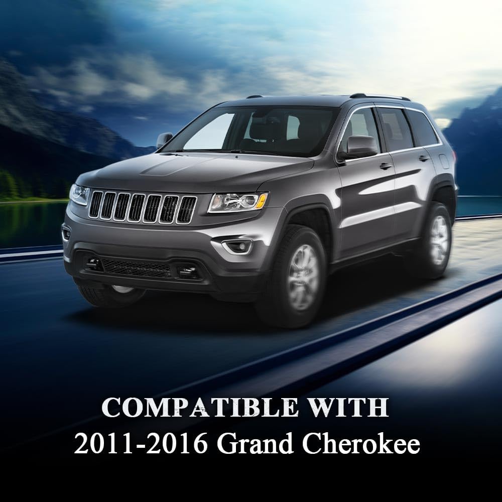 Fender Flare Fit Jeep Grand Cherokee 2011-2016 Front Left Driver Side Wheel, Moldura de rueda Opening Molding Trim Accessories Factory Style 1MP38RXFAE, CH1291106