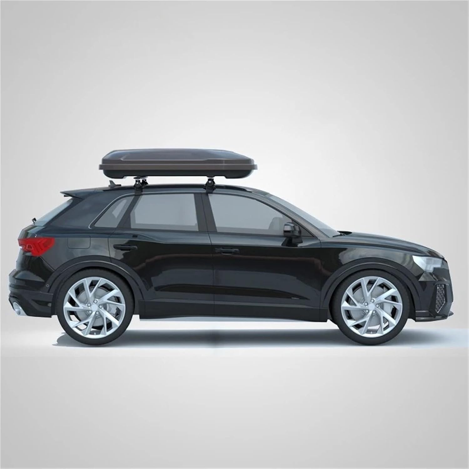 Universal Car Roof Top Cargo Box 500L 550L 580L Large Capacity Luggage for SUV Travel Camping Waterproof Storage(550L White)