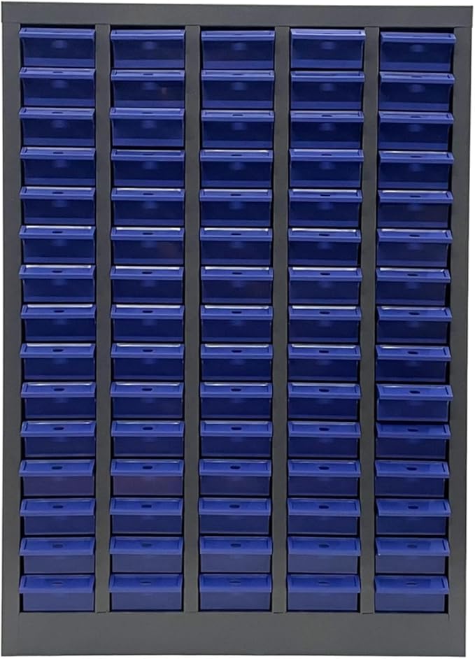 Parts Cabinet, 75 Drawers Tool Cabinet Without Door, Plastic Bolt and Nut Tool - Image 7