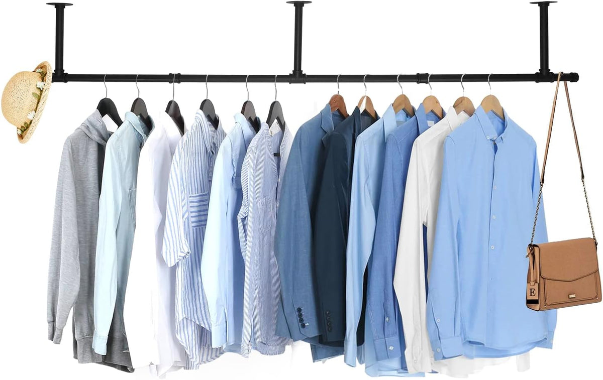 oroonoko 72" wall mounted clothes rack, closet rods, main product view