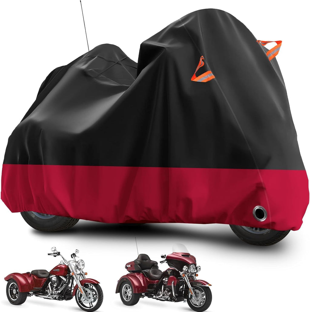 Trike Motorcycle Cover, Outdoor Waterproof Vehicle Cover