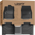 LASFIT Floor Mats for Toyota Tundra 2022-2024 2025 CrewMax Cab, All Weather