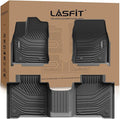 LASFIT Floor Mats for Toyota Tundra 2022-2024 2025 CrewMax Cab, All Weather by LASFIT